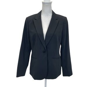 Liz Claiborne Black Single-Button Blazer